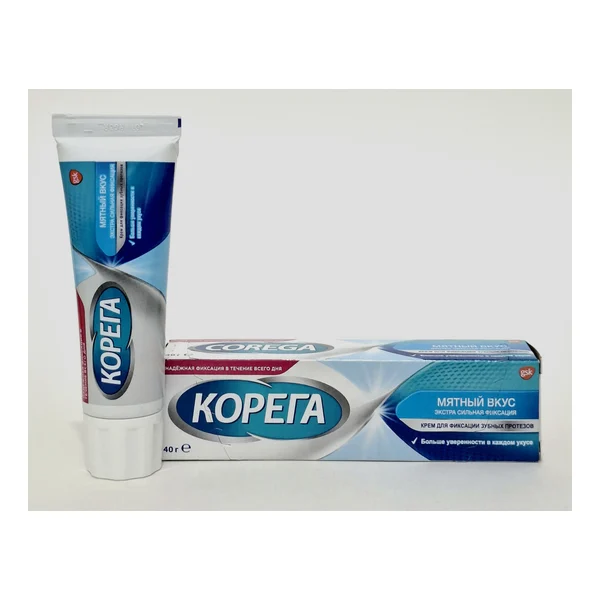 Корега крем мятный вкус экстра сильная фиксация 40г Глаксо СмитКлайн
