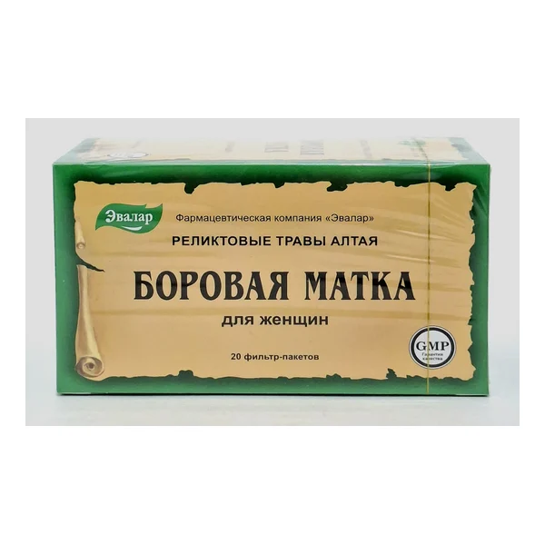 Боровая матка фильтр пак 2г №20 Эвалар Россия