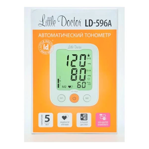 Blood pressure monitor Litl Doctor LD-596A automatic by plech. with USB adapterom Little Doctor International (S) Pte. Ltd., China