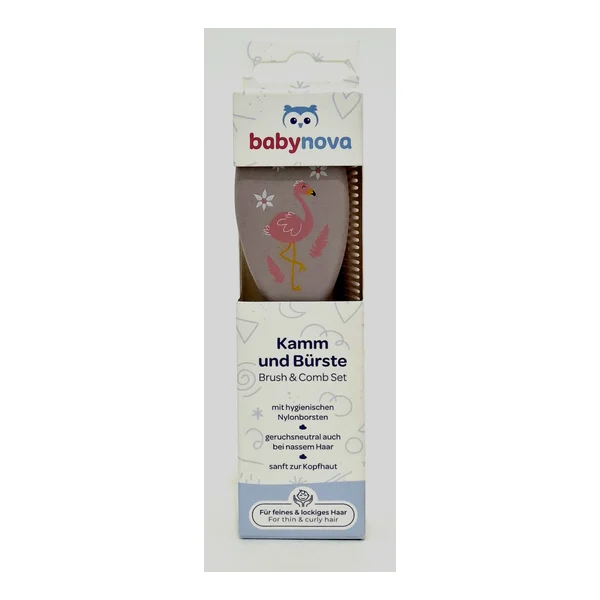 Comb and brush for hair from SINTETIChESKOY ShchETINY(33113//33114) Baby Nova-Germany