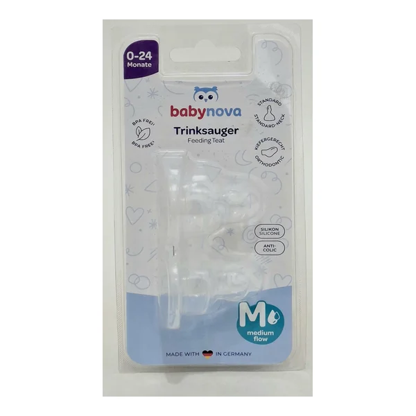 Baby-Nova nipple strength. 15302 anatom. formy 3-24months. x 2 Novartis