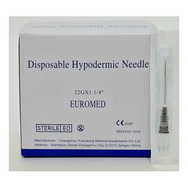 Needles 22G-22 x 100 (0.7 x 30) Euromed