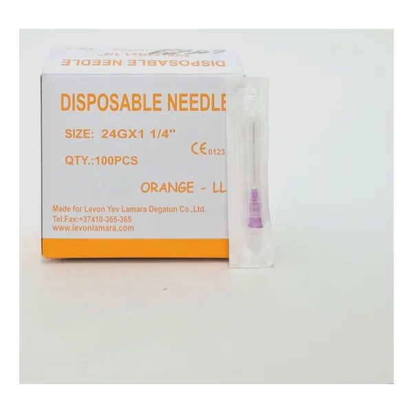 Needles 24G Oranzh USA