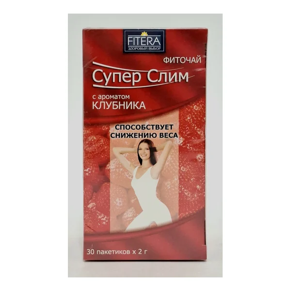 Супер Слим чай клубника2г х 30 Фитэра РФ