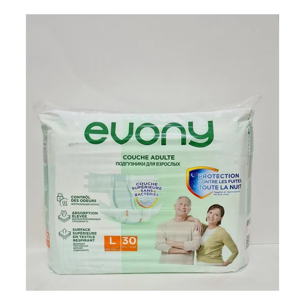 Подгузники д/взр EVONY Adult Diaper L 4*30 Проктер