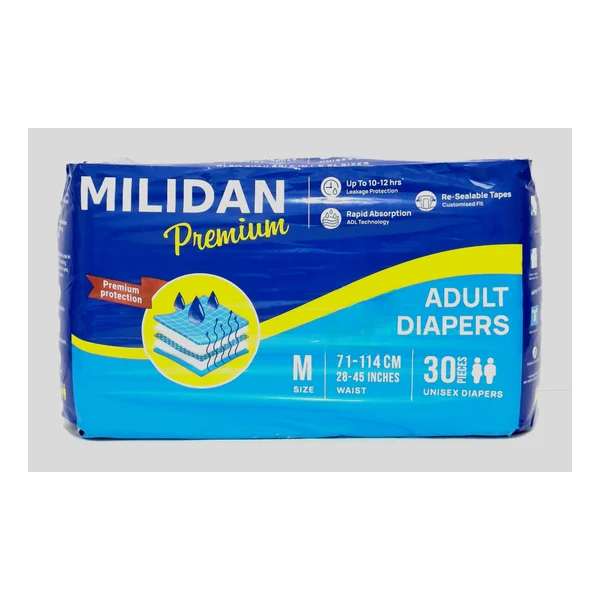 Milidian premium diapers for adults M x 30 Demi farm, India