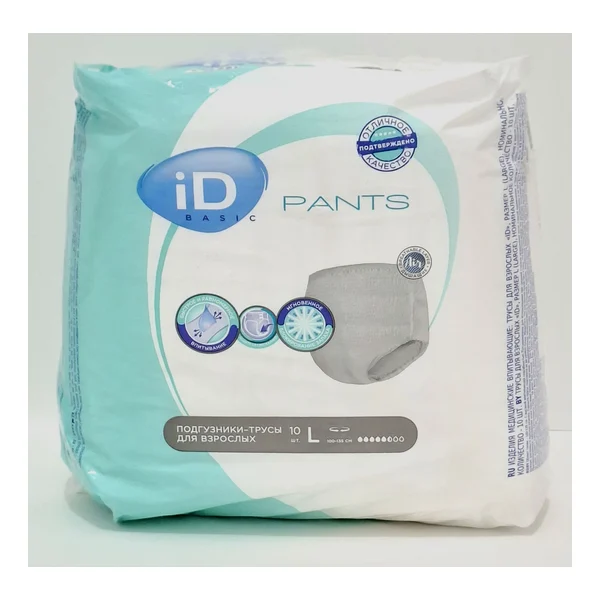 Diapers-trusy for adults ID Basic L x 10/9603/6386 Onteks BVBA