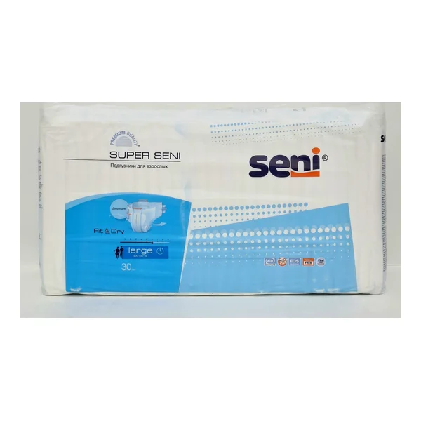 Подгузники Super Seni Large 30шт (4) Польша