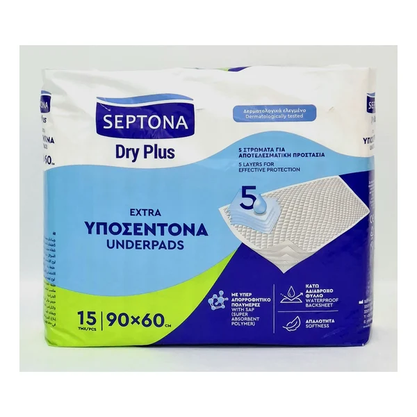 Sheets vpit. PREMIUM 60 x 90 in pack 15pcs, code 0036 Septona