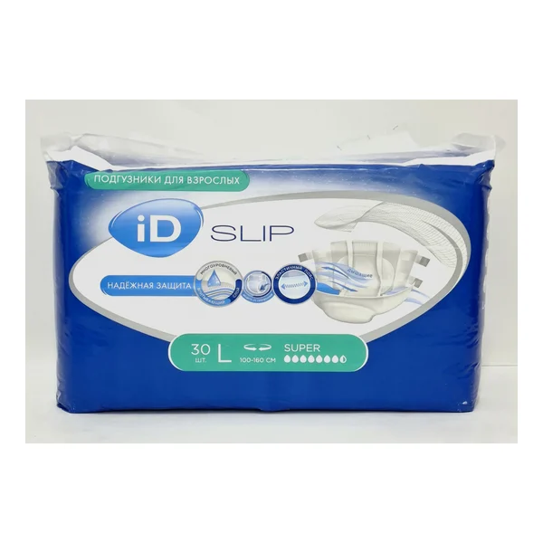 Diapers for adults. iD Slip L-30 pcs BELGIYa