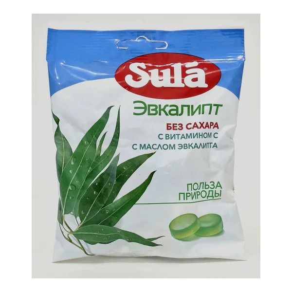 Sula lozenges sugar-free with vitamin with - eucalyptus Golandiya Romed