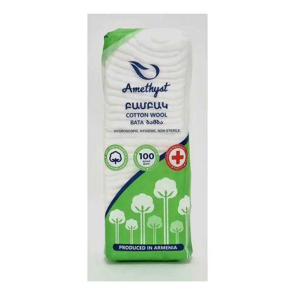 Cotton wool medical, Zig-Zag 100g Armeniya.