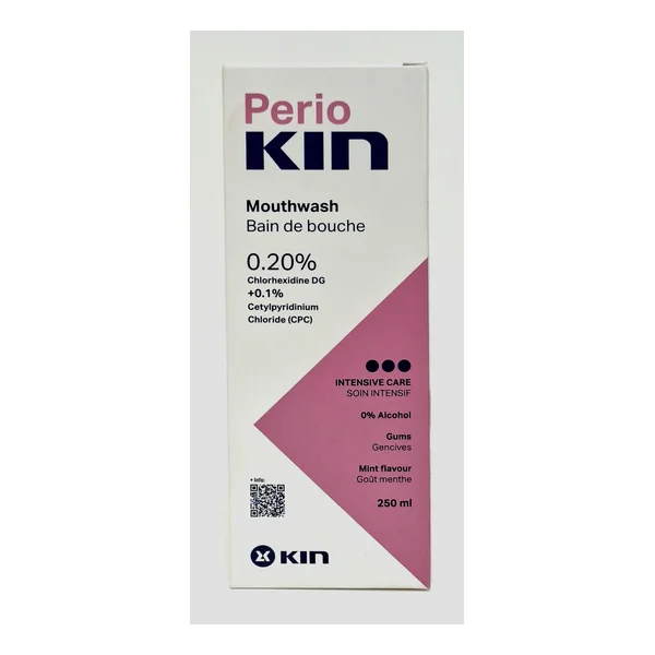 Kin Perio mouthwash with chlorhexidine 0.2% 250ml 15272 Kin, Spain