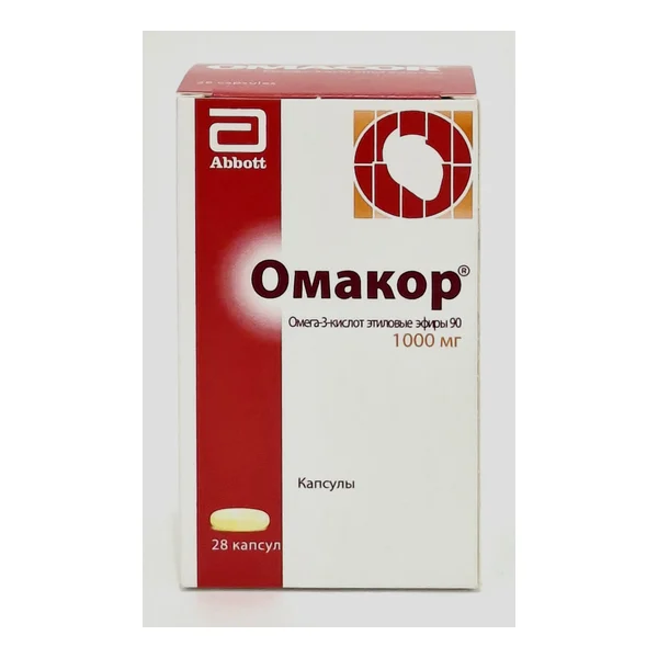 Омакор капс. 1000мг х 28 Солвей Фарма