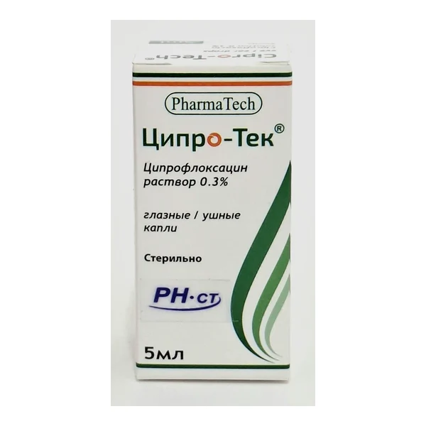 Tsipro-Tek eye drops 0.3% 5ml Farmatek Armeniya