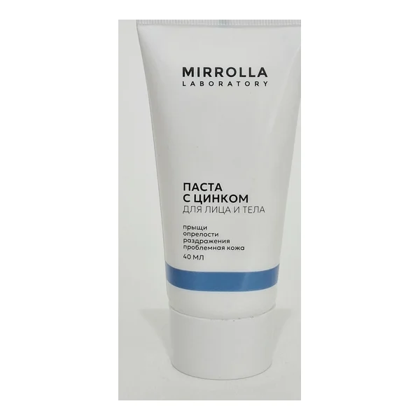 Tsinkovaya paste 10% cosmetic 40ml Mirolla