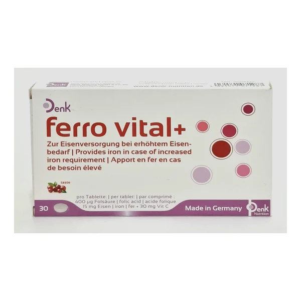 Ferro Vital+ chewable tablets x 30 Denk Pharma