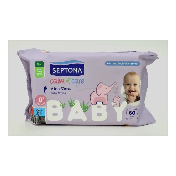 Салфетки влажные Calm n'Care X 60 Алоэ Вера код 4288 Септона