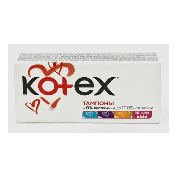 Kotex tampons comfort super x 16 Kimberli-Klark
