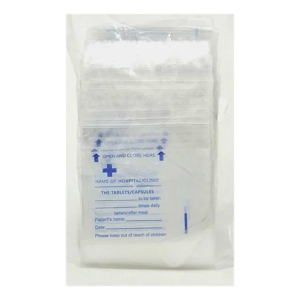 Paketiki for tablets 6cm x 8cm x 100 (Zip) Armeniya