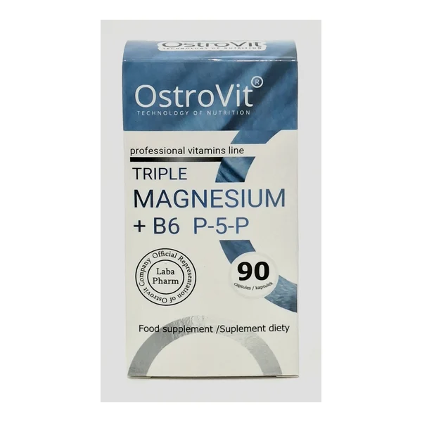 Magnezium + B6 P-5-P Ostrovit x 90 Poland