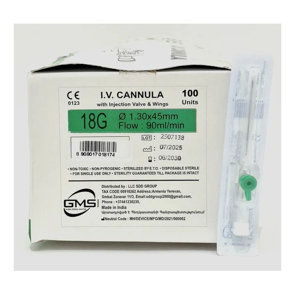 Catheter venous with portom 18G green DzhiMS