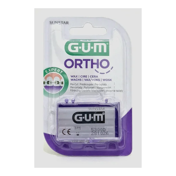 ВОСК ОРТОДОНТАЛЬНЫЕ "GUM ORTHO WAX"(723 MF) д/зуб.брекетов №30 Gum-Швейцария