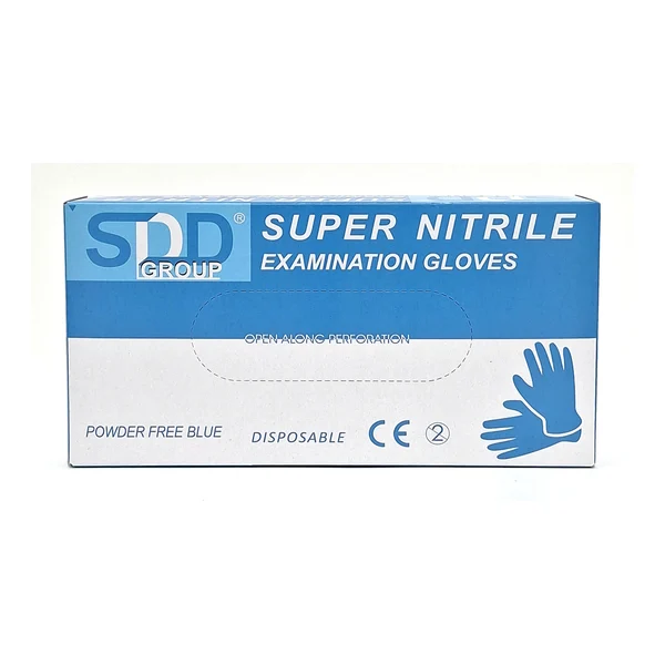 Gloves nitrile without/t S x 100 blue SDD Grupp