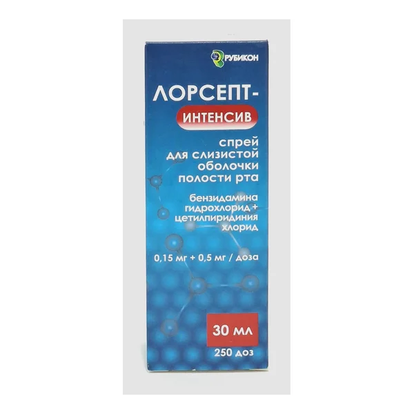 Lorsept-Intensive spray for oral cavity 30ml Rubikon.Belarus