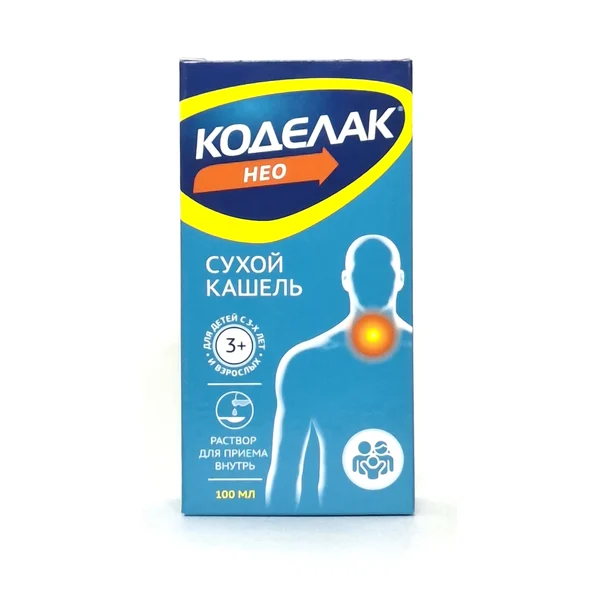 Codelac neo syrup 1.5mg/ml 100ml bottle Farmstandart