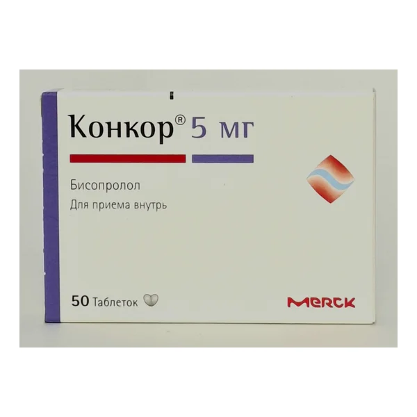 Конкор таб. 5мг х 50 Никомед Австрия