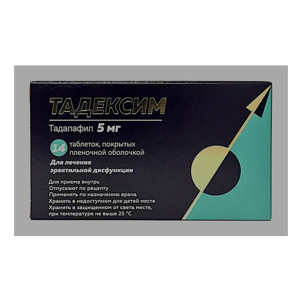 Tadexim tablets 5mg x 14 Severnaya Zvezda ZAO