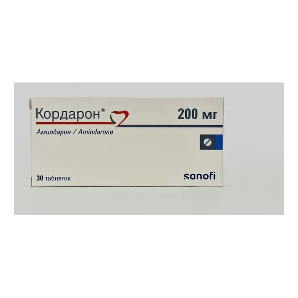 Кордарон таб. 200мг х 30 Санофи - Синтелабо, Франция