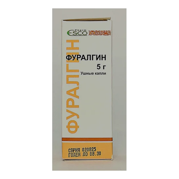 Furalgin ear drops 5ml Esko farm