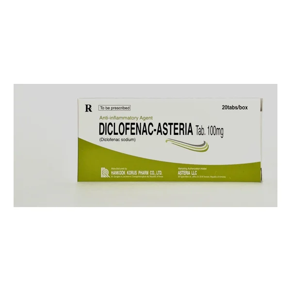 Diclofenac- tablets 100mg x 20 Asteria