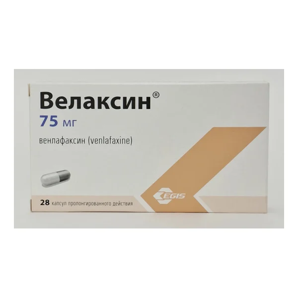 Velaxin 75mg tablets x 28 Egis. Vengriya