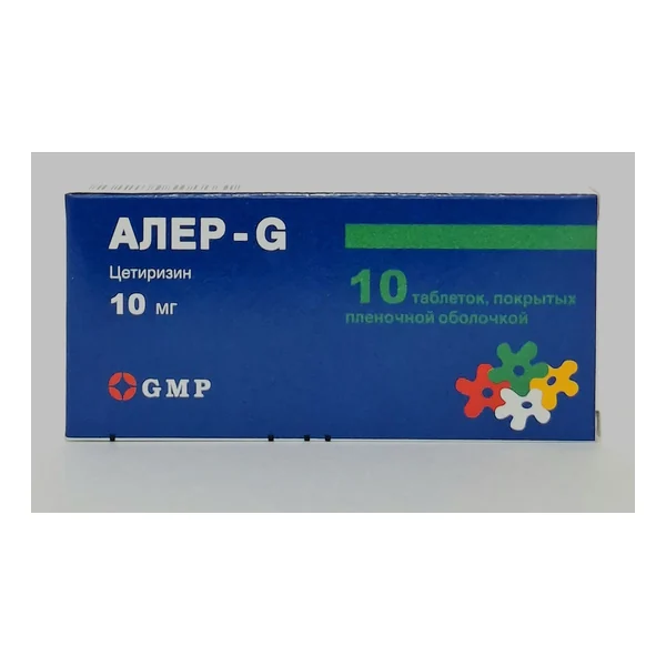 Aler-G tablets 10mg x 10 GMP-Georgia