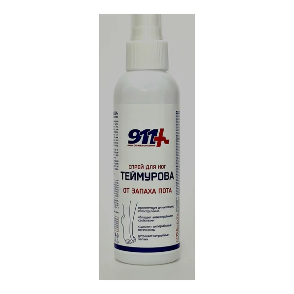 911 Teymurova spray for feet 150ml Tvins Tek Russia