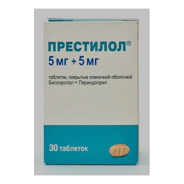 Prestilol coated tablets 5mg/5mg x 30 Serve