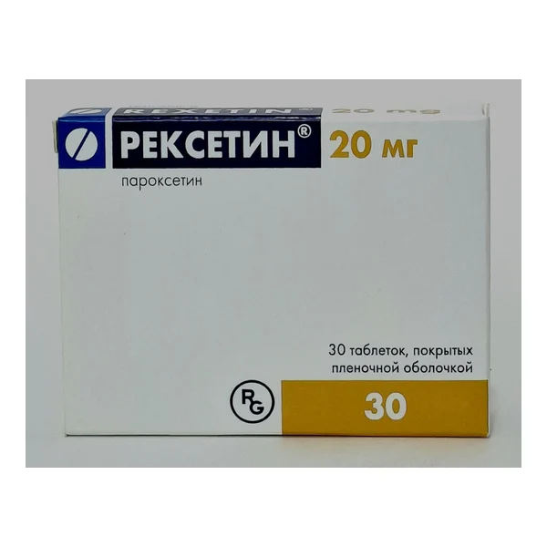 Rexetin 20mg tablets p/o x 30 Gedeon Rikhter Vengriya