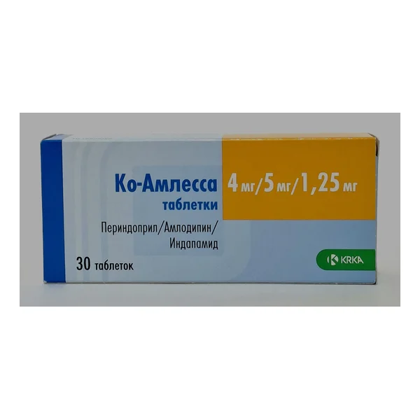 Co-Amlessa tablets 4mg/5mg/1.25mg x 30 KRKA