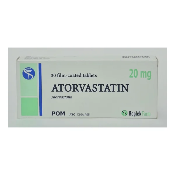 Atorvastatin tablets 20mg x 30 ReplekFarm