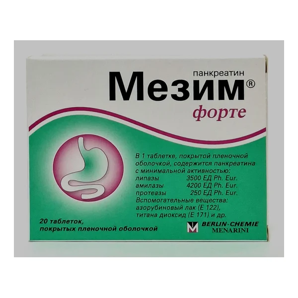 Mezim forte tablets x 20 Berlin Khemi Germany