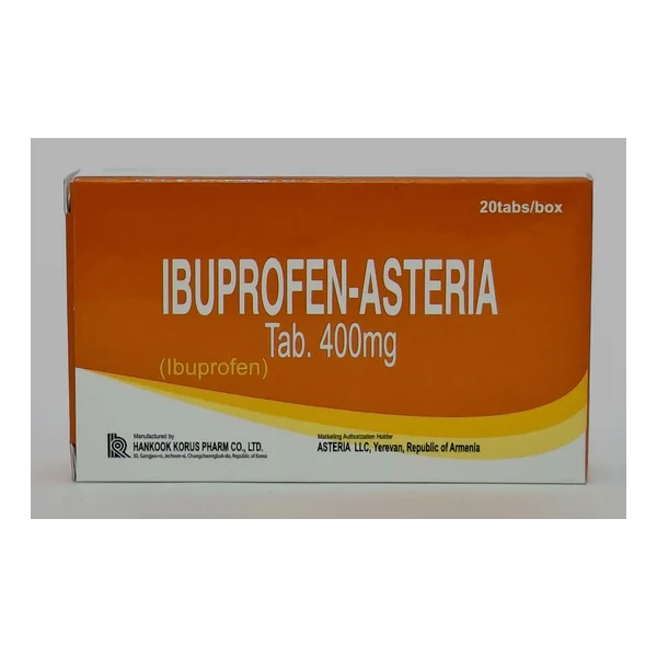 Ibuprofen- tablets 400mg x 20 Asteria