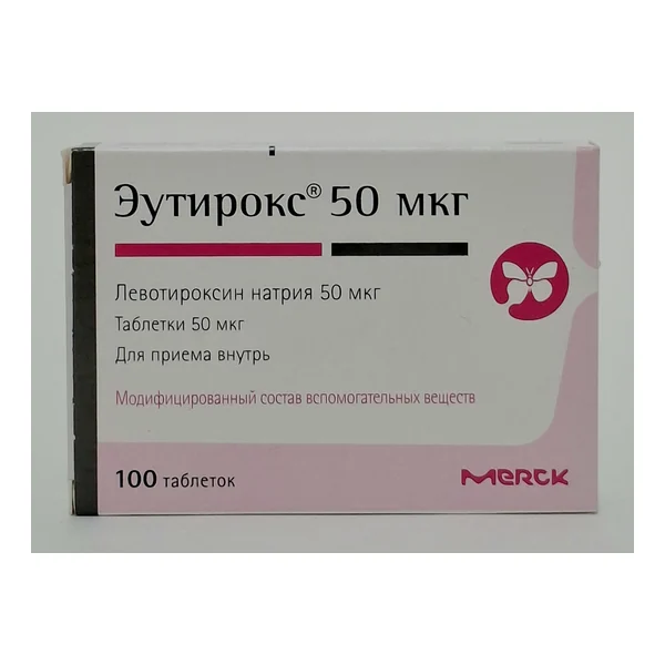 Eutiroks tablets 50mcg x 100 Nycomed Austria