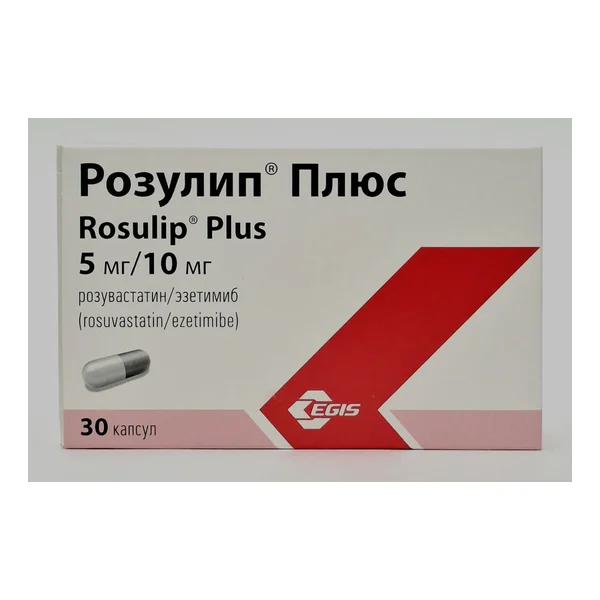 Rozulip plus capsules 5mg/10mg x 30 Egis Vengriya