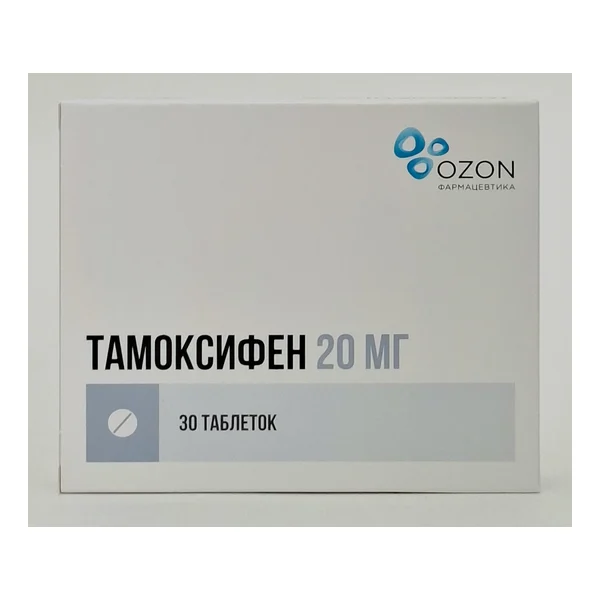 Tamoksifen-Ozon 20mg tablets x 30 Ozon. Russia