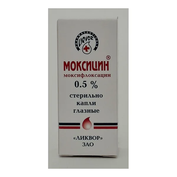 Moxicin eye drops 0.5% 5ml Likvor