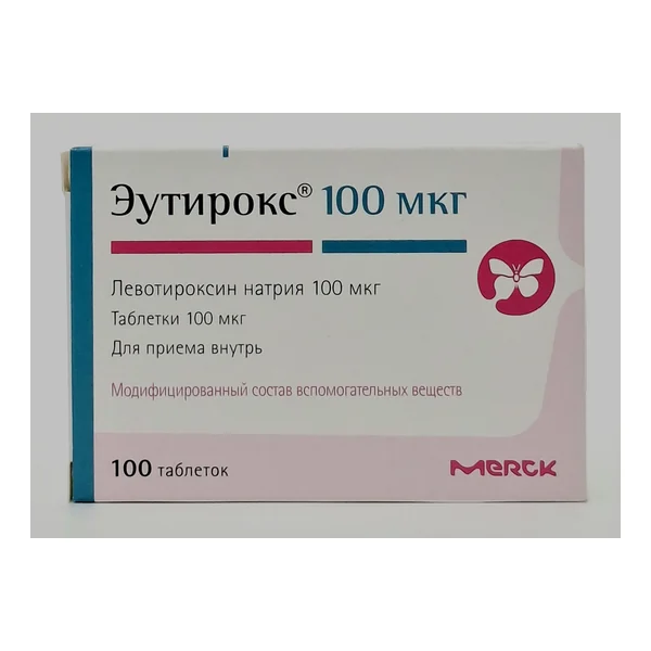 Eutiroks tablets 100mcg x 100 Nycomed Austria