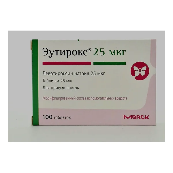 Eutiroks tablets 25mcg x 100 Nycomed Austria